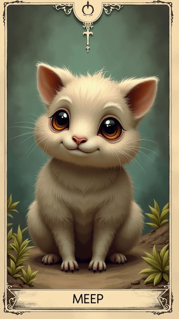 Whimsical Furry Mystic with Dark Secret