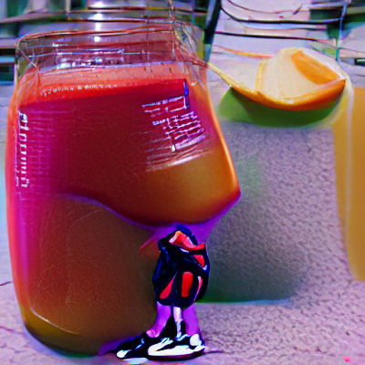 Vibrant Whimsical Landscape in Digital Art Style