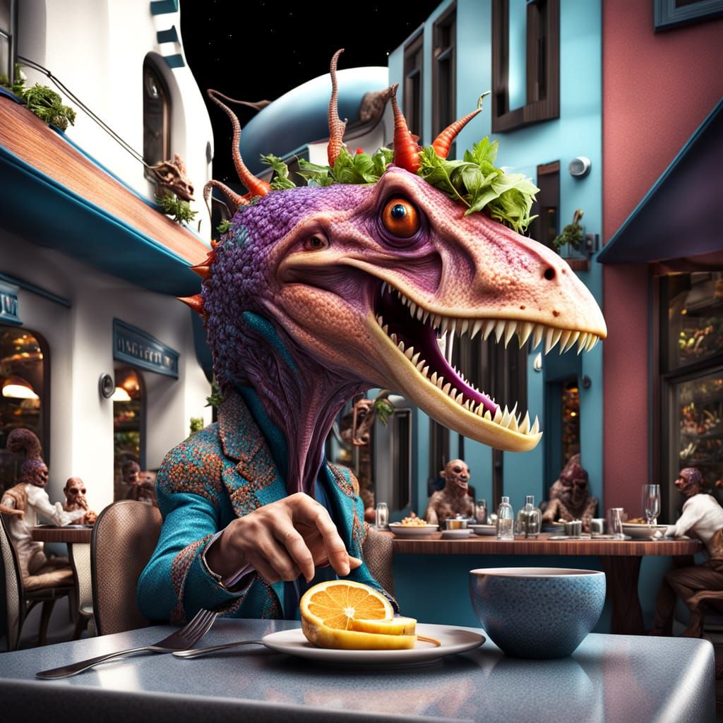 Pastel Rex loves eating here...