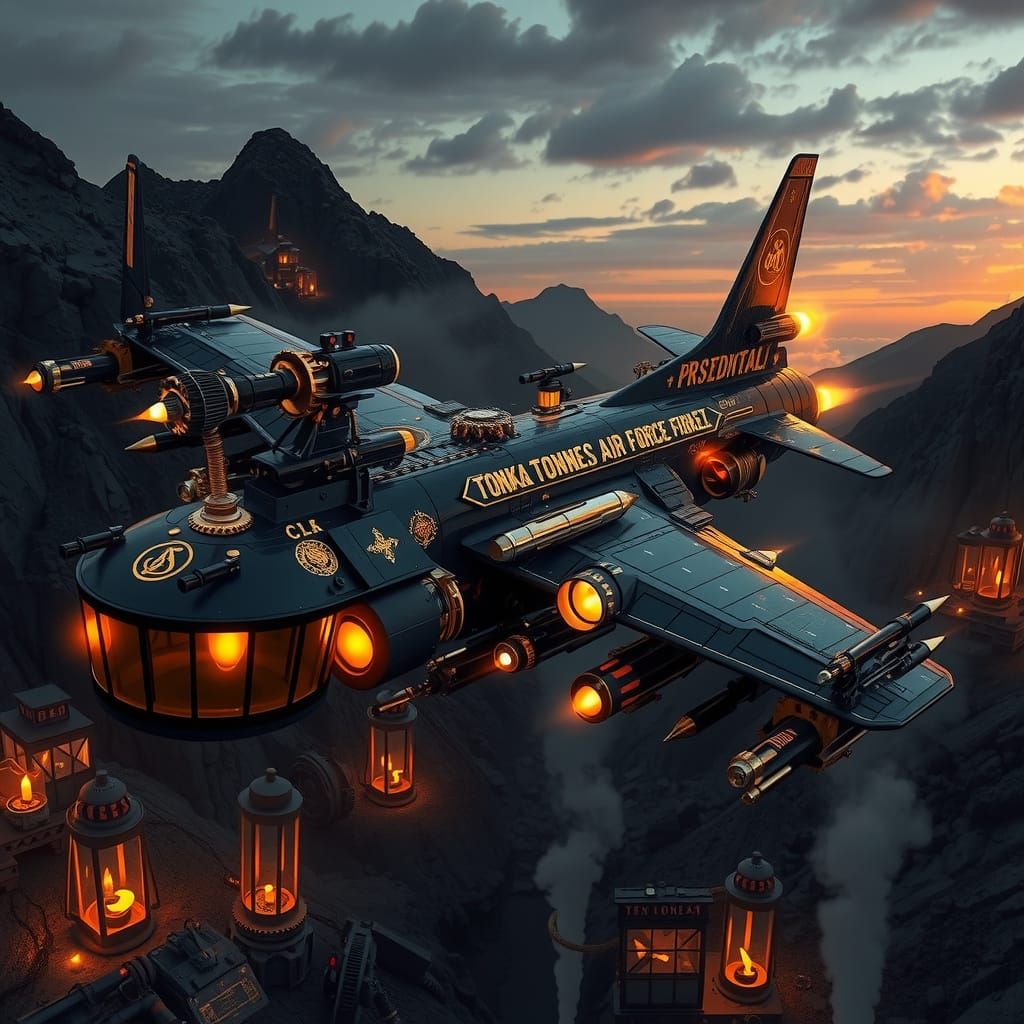 Steampunk Air Force One Toy in Quarry