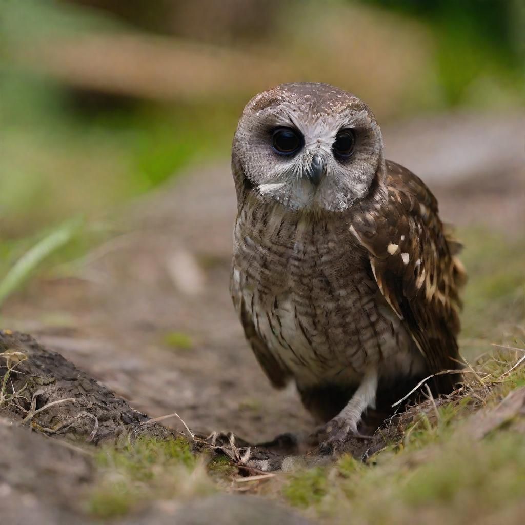 Surreal Floating Eye in the Darkness