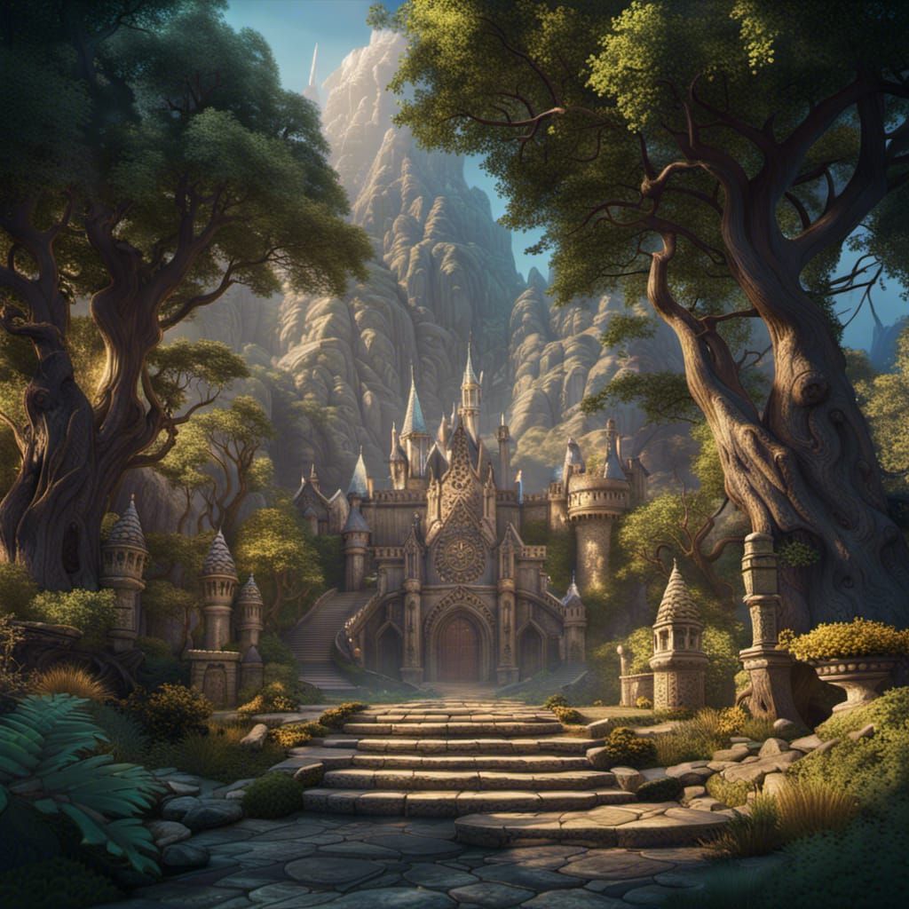 Fantastical Narnia Concept Art in Deep Color