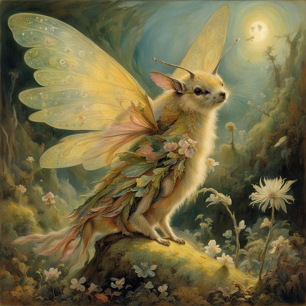 Ethereal Fairy Animal with Wings