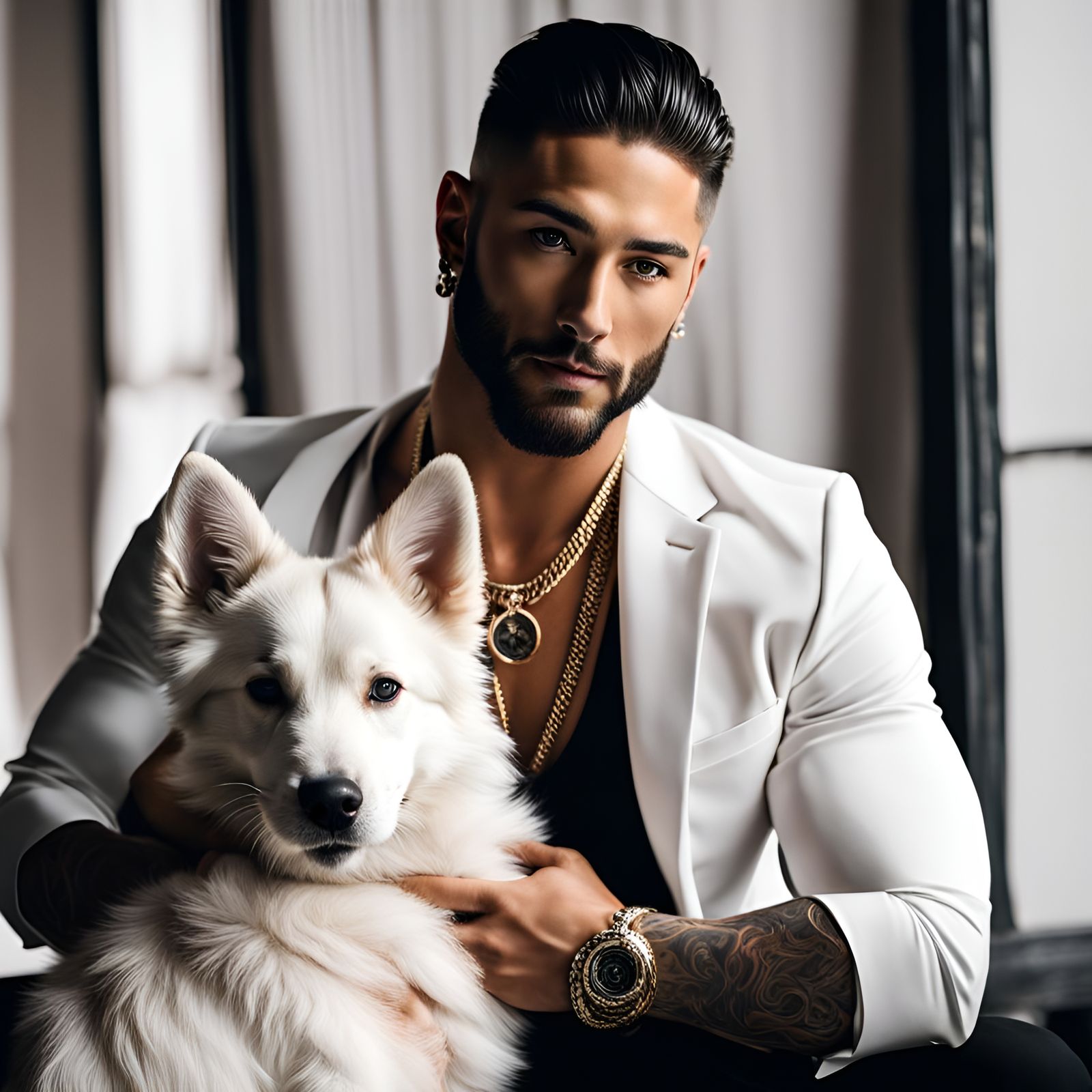 A man and his friend