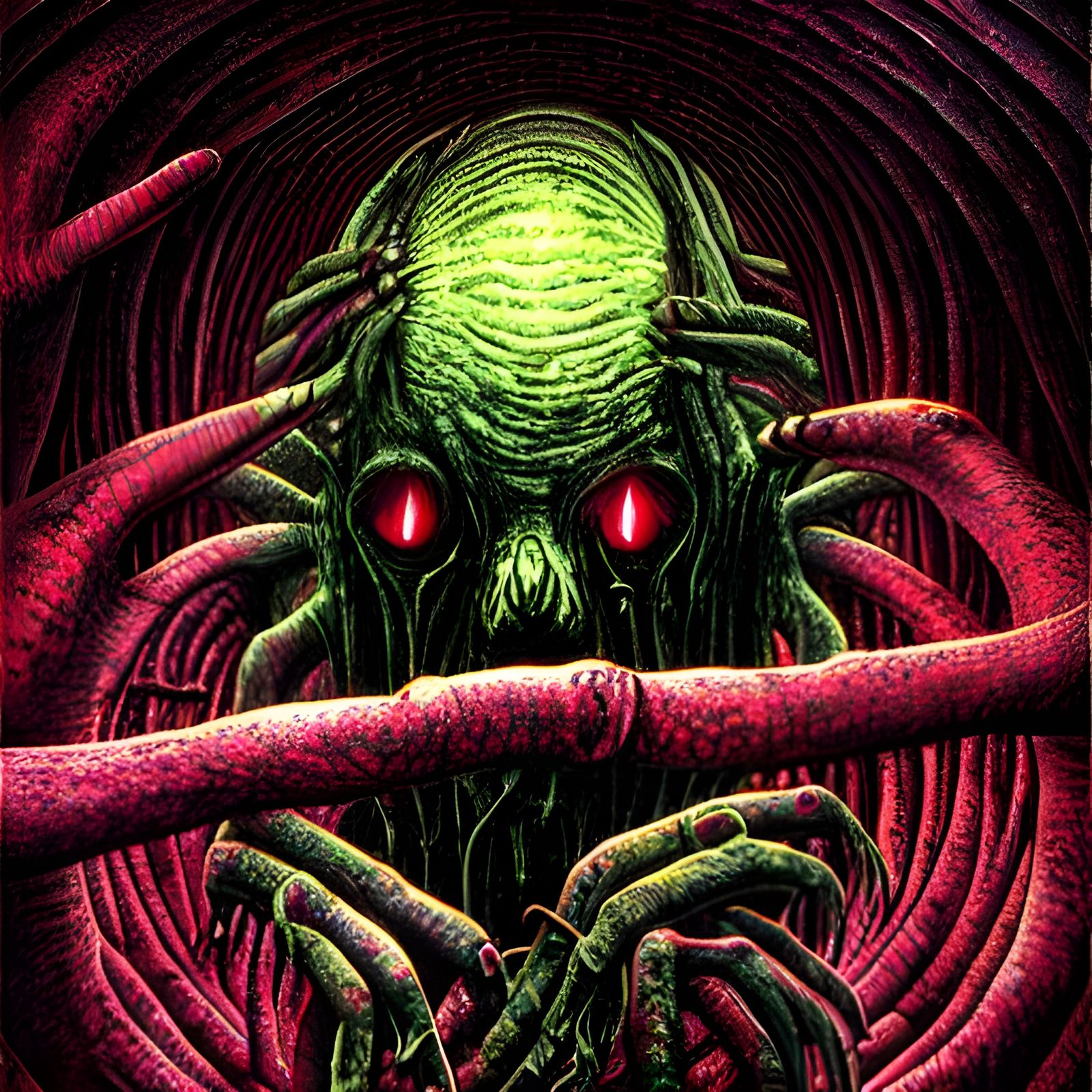 Nightmarish Body Horror in Vivid Detail