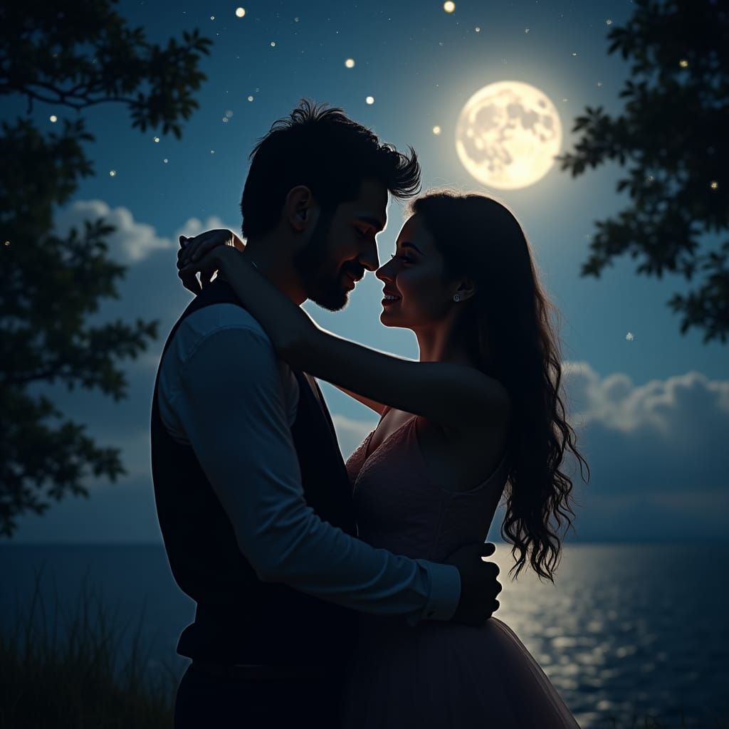 Moonlight, lighting our place of love