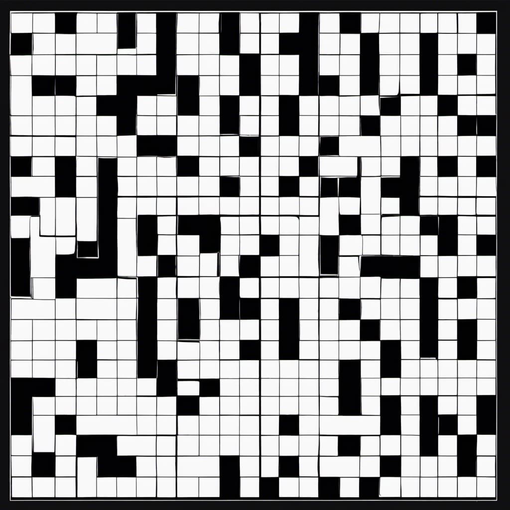 Blank Crossword Puzzle Template