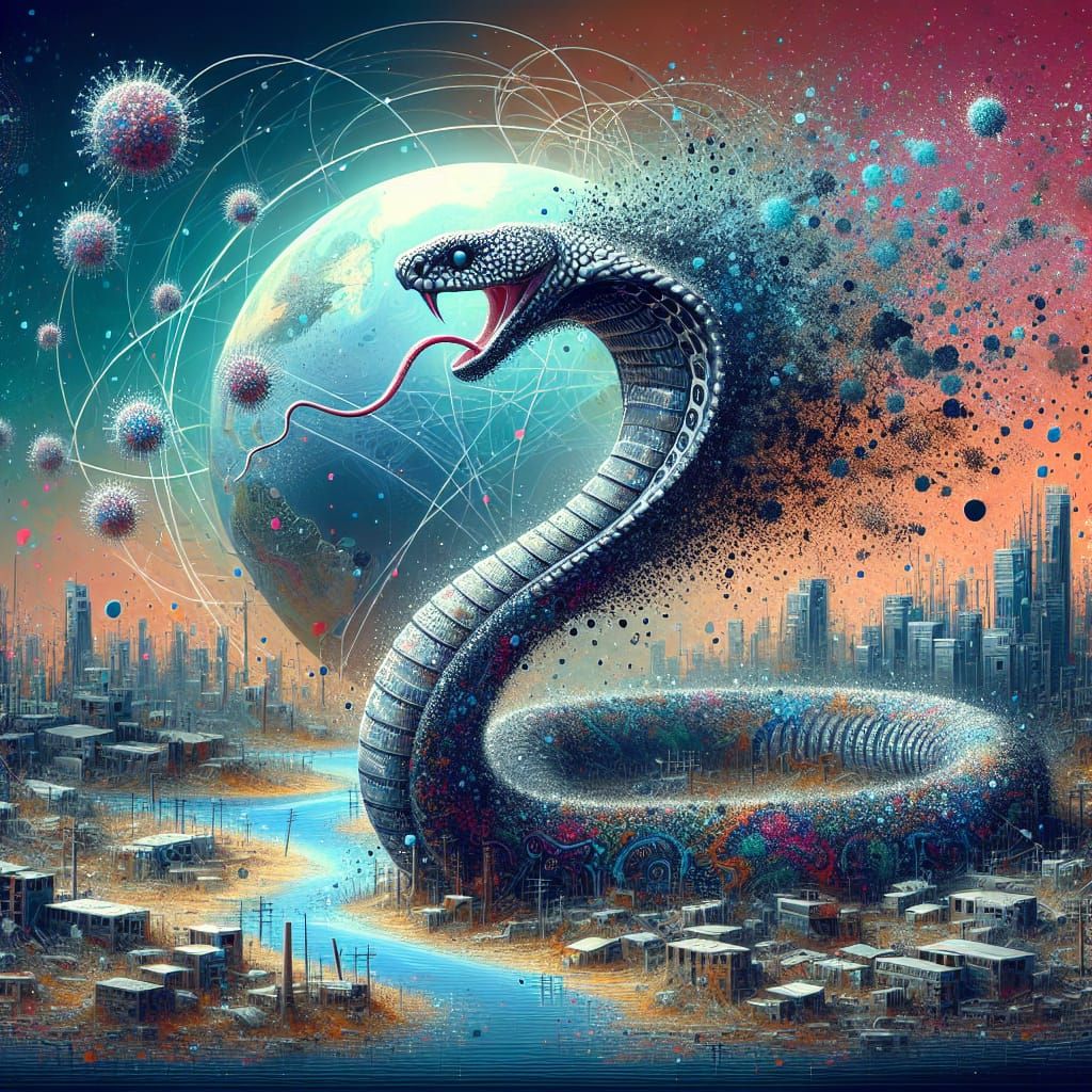 Cobra as Contagious Disease: Hyper-Realistic Concept Art