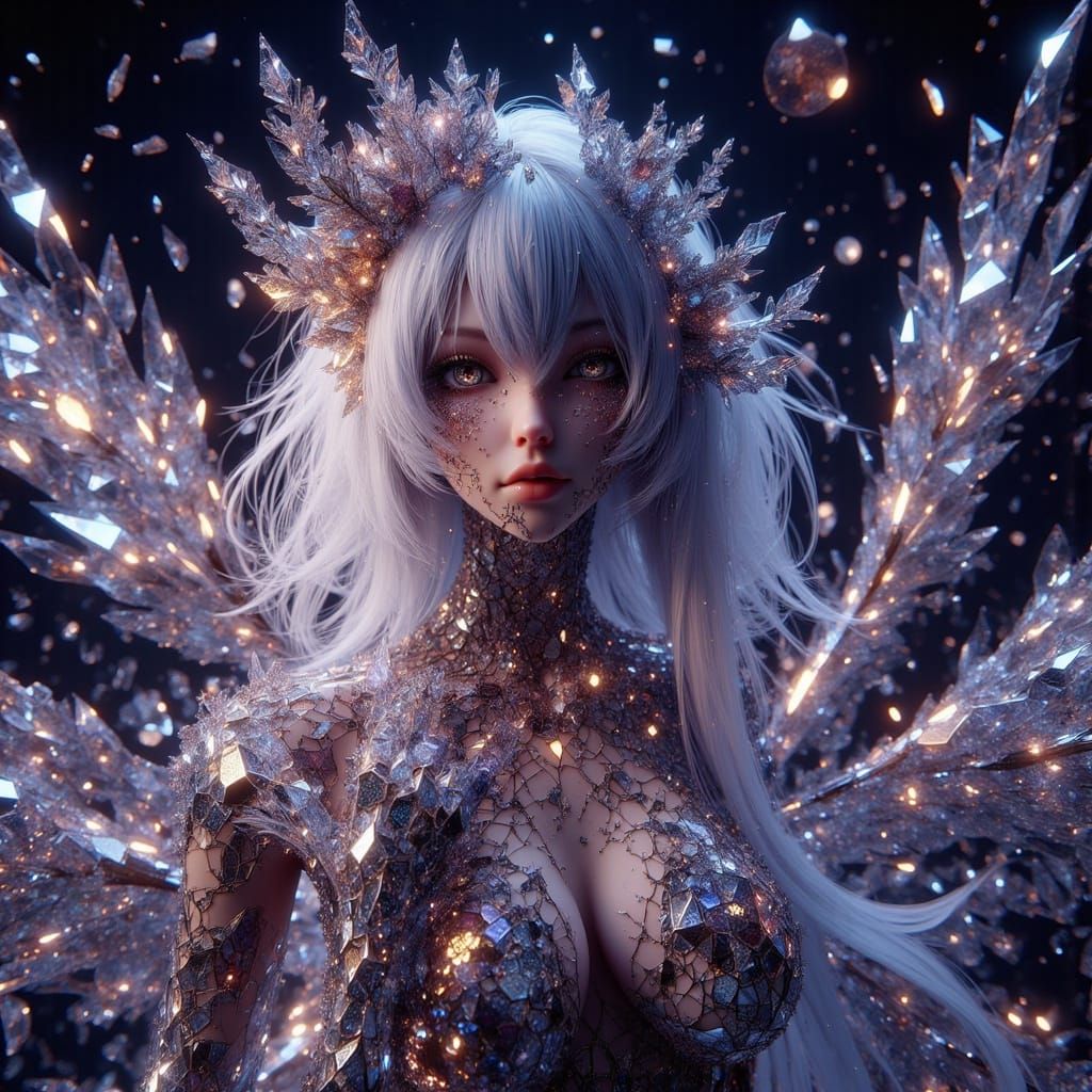 Cracked Glass Texture Effect