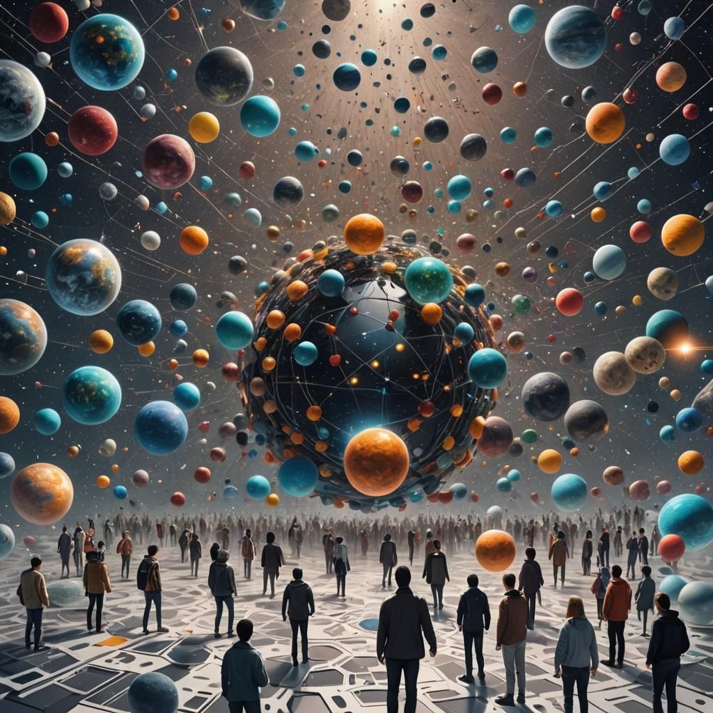 AI Exploration of the Multiverse: A Visual Journey