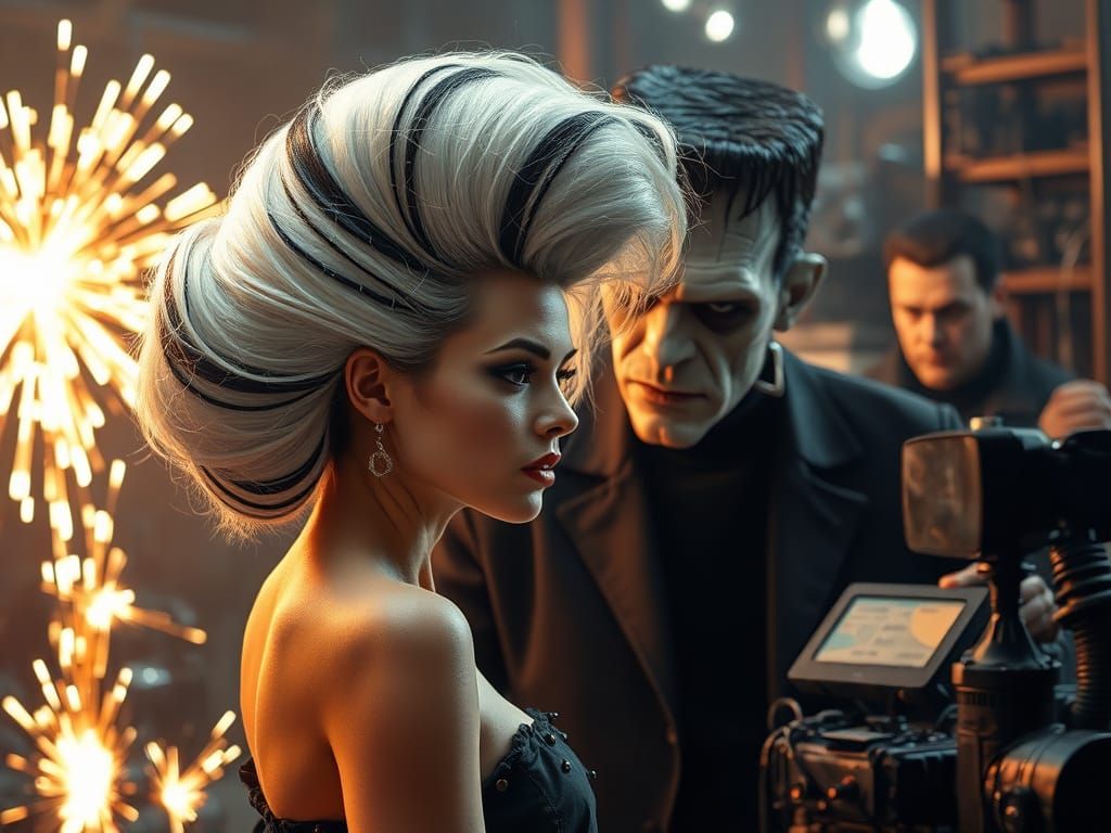 Frankenstein's Creation: Volumetric Lighting and Sparks