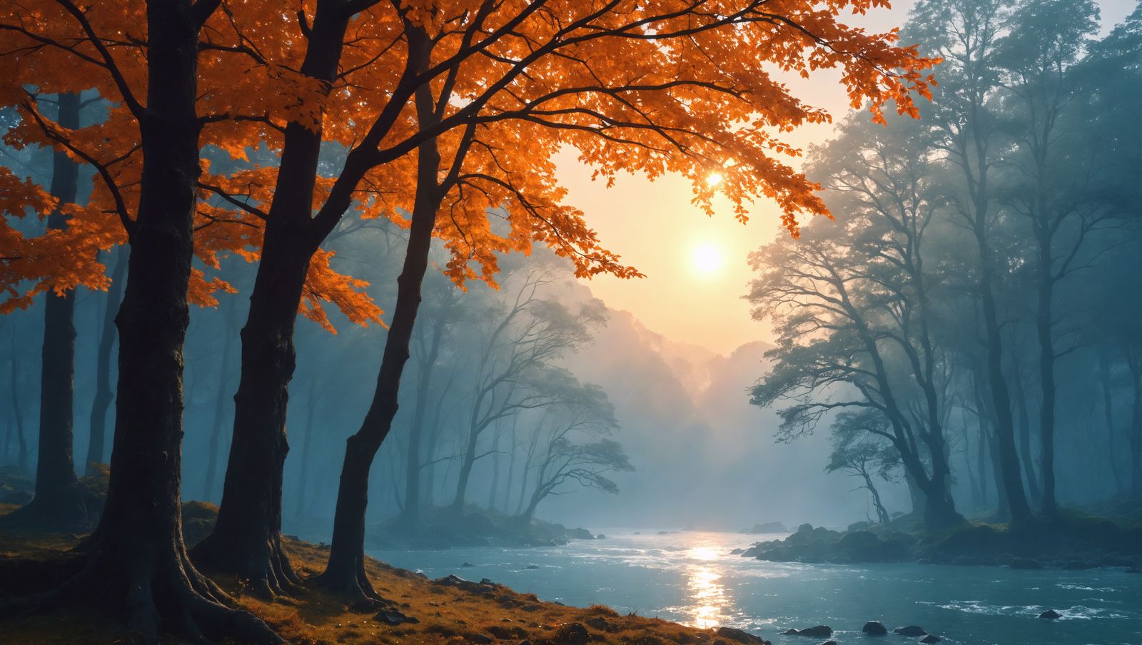 The Silver Woods in Twilight