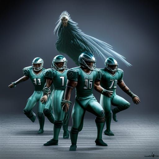 Philadelphia Eagles Ballet Team: Dark Fantasy Concept Art