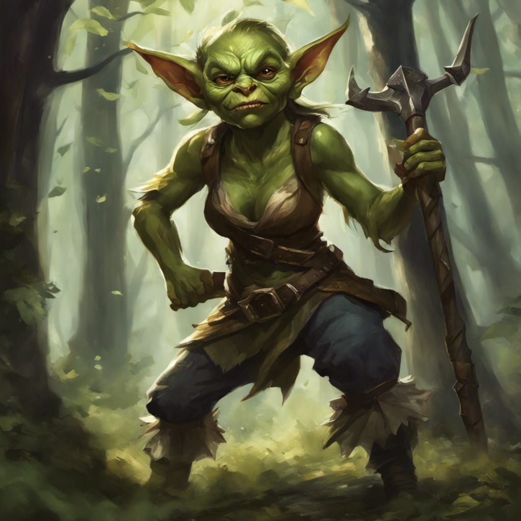 Feral Goblin Booyahg Casting Wild Magic