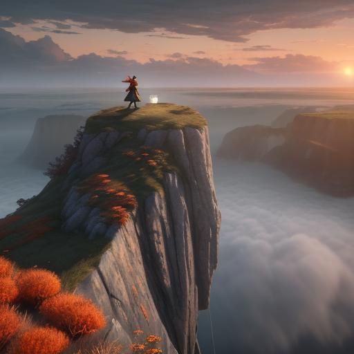 Defiant Activist Addresses Cityscape in Unreal Engine 5