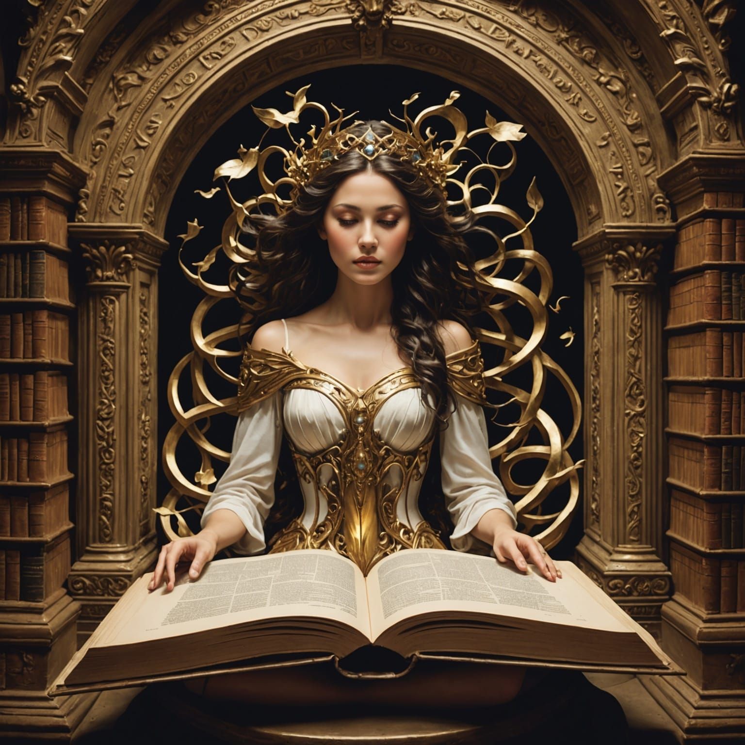 Goddess Trapped in a Book