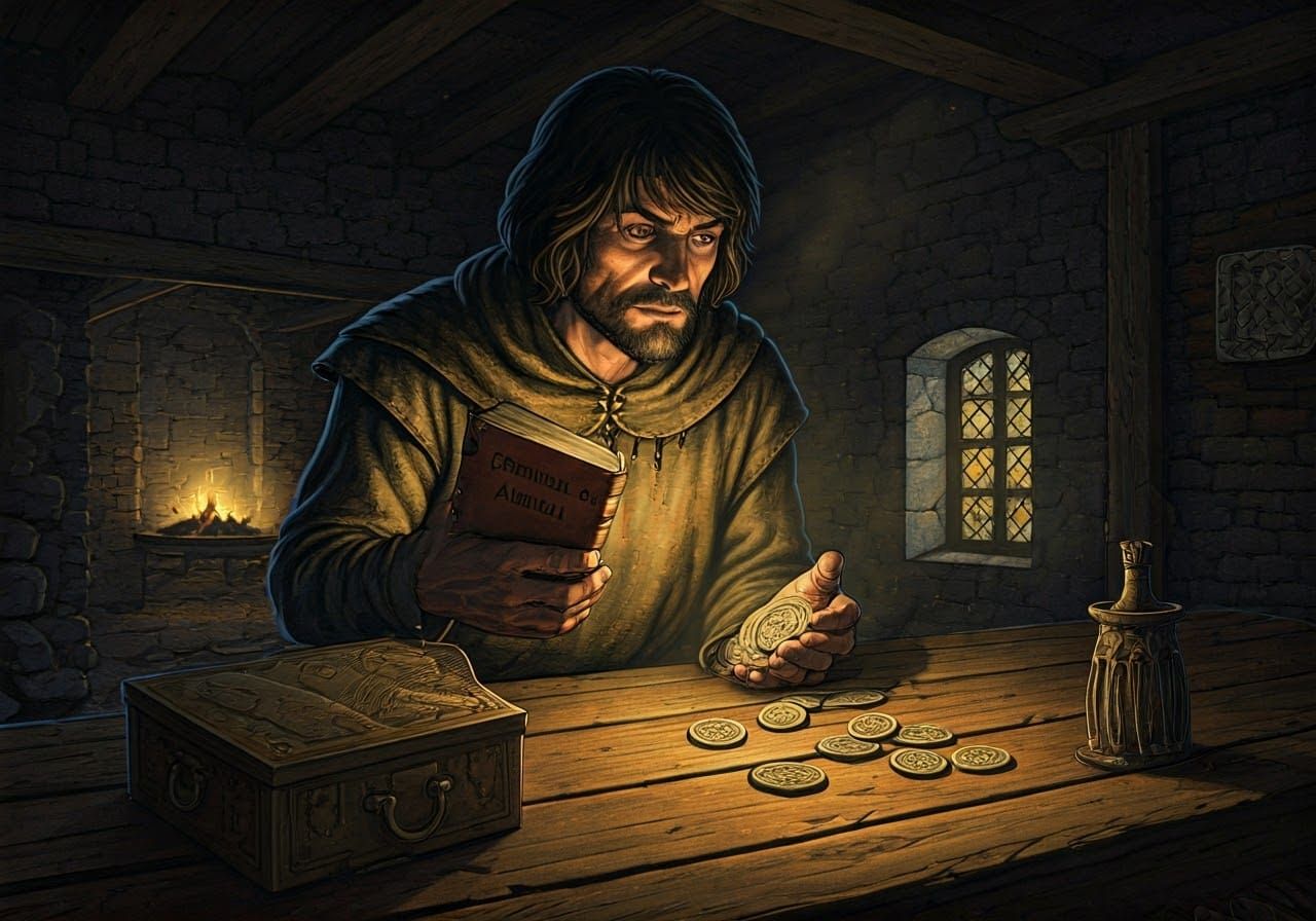 Medieval Man Discovers Ancient Relics: 1970s Fantasy Art