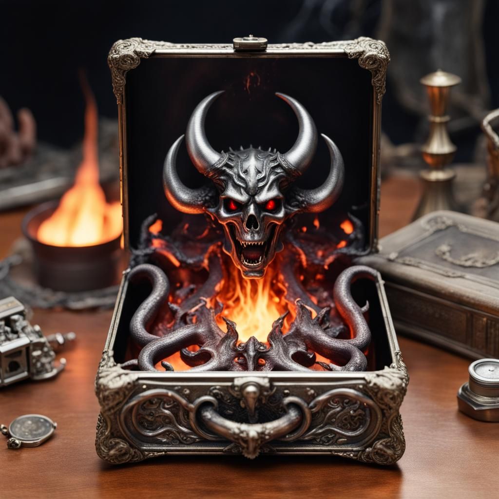 Miniature Inferno Reveals Satan's Table