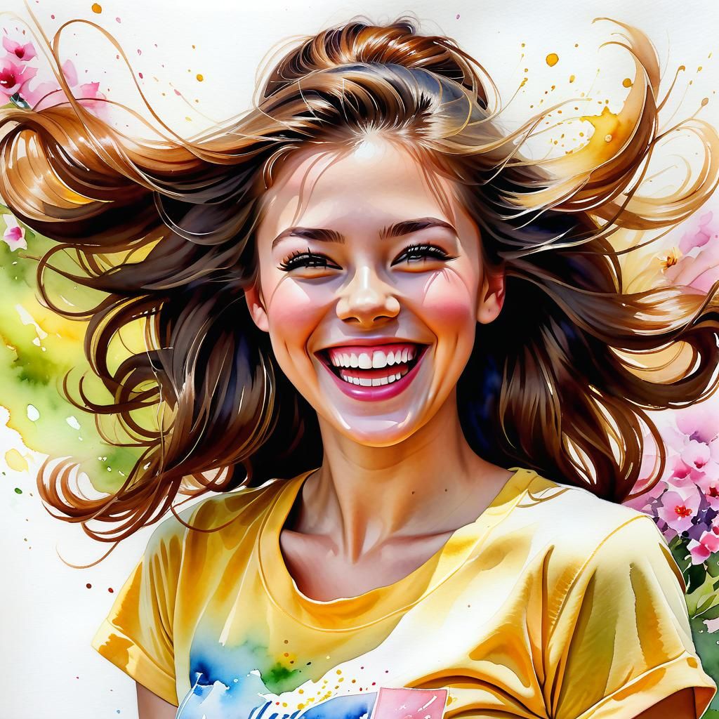 Belle enjoying the 21th century