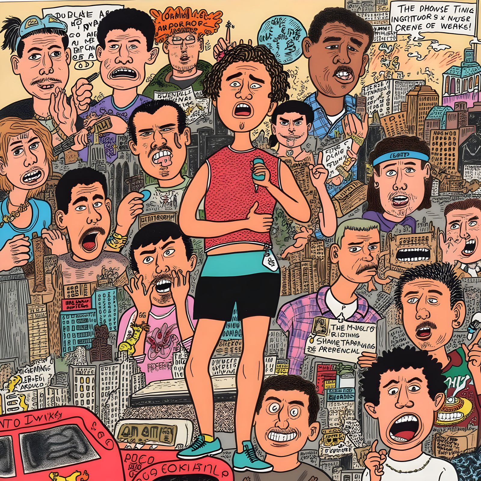 Emotions in Chicago Imagist and 1930s Cartoon Style