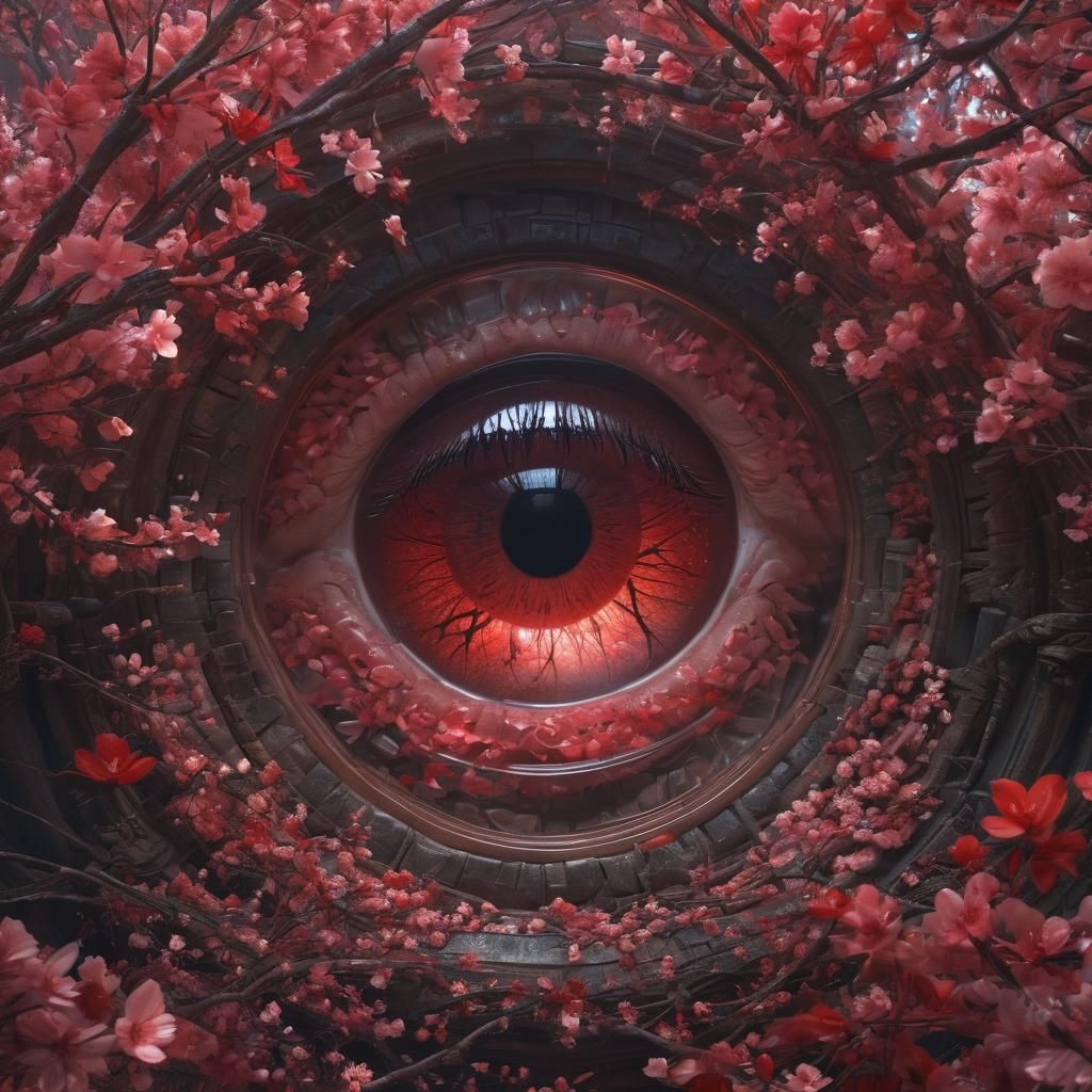Crystal Sakura in Dagon's Eye: A Digital Masterpiece