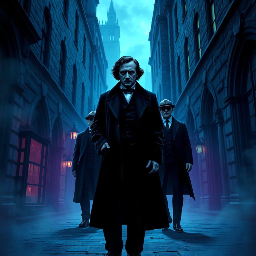 Gothic Dark Knight Meets Interdimensional Agents