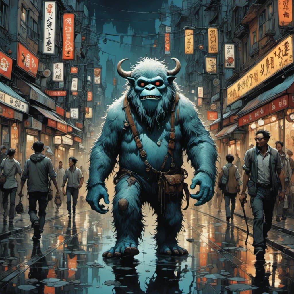 Yeti Discovers Tokyo Underworld's Neon Lights