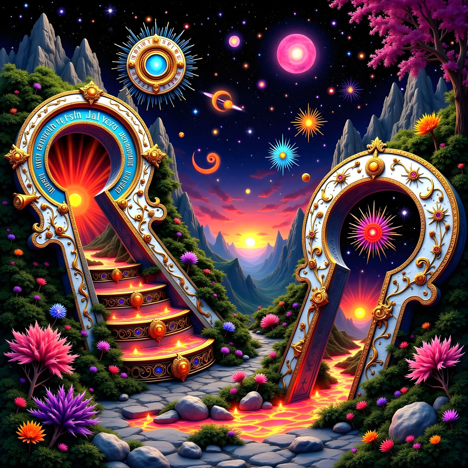 Cosmic Cryptology Through a Keyhole Portal