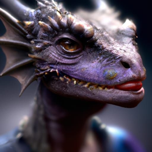 Detailed Kobold Portrait in Fantasy Art Style