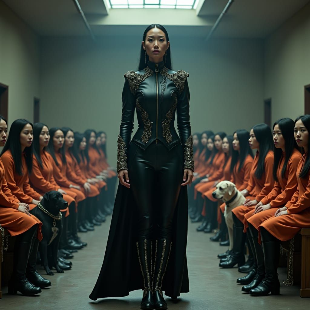 Lucy Liu as Samyaza in Dystopian Classroom