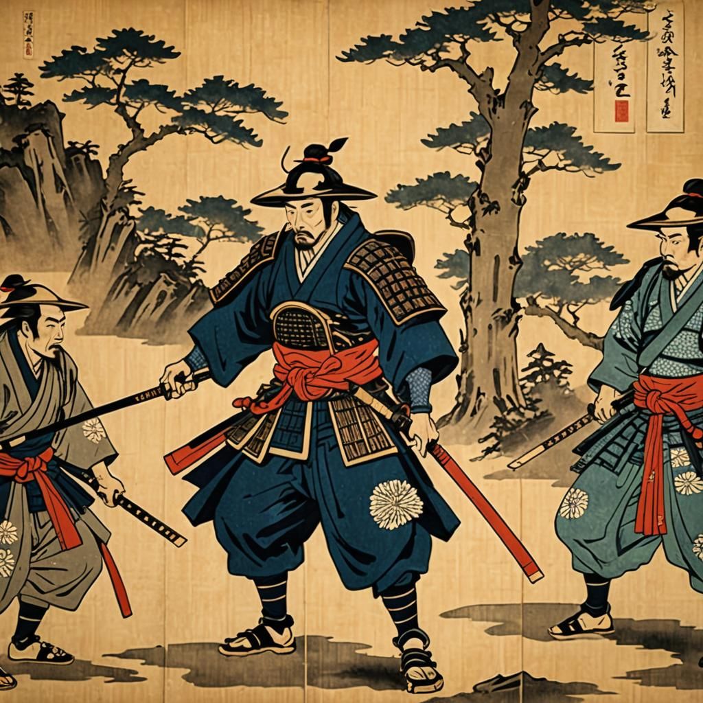 ukiyo-e Samurai
