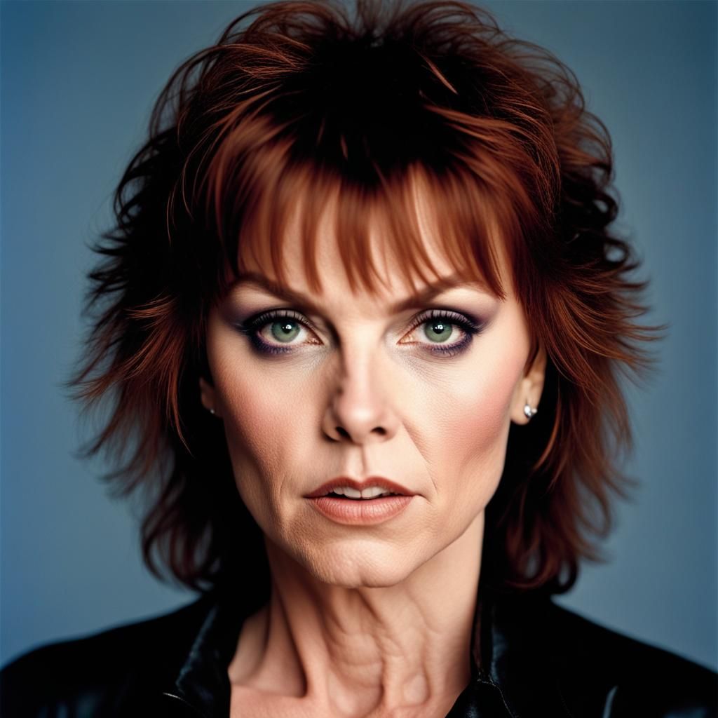 Young Pat Benatar Portrait in Professional Photography Style
