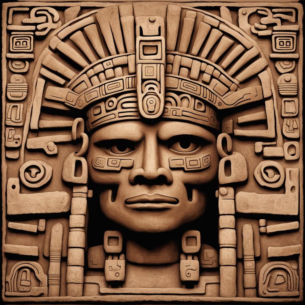 Ancient Being "Tlaloc" with Aztec aspects.