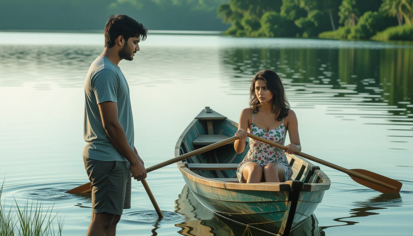 Heartbreak at Lakeside: A Farewell Scene