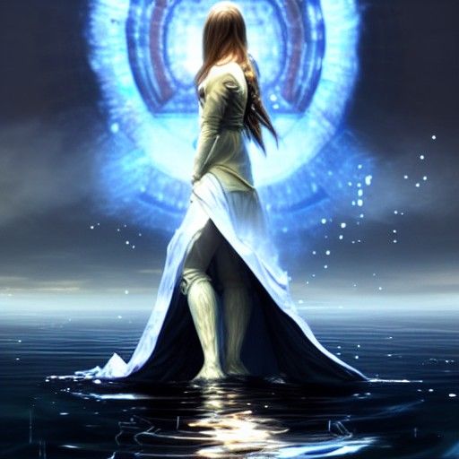 Lady of the Lake: Dark Fantasy Concept Art