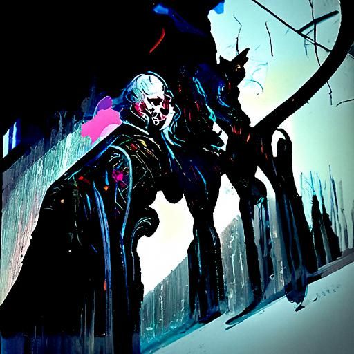 Game of Thrones: Sinister Candyland in Synthwave Neon Style