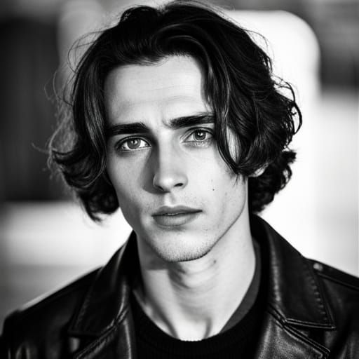 Cinematic Vampire Portrait with White Rose