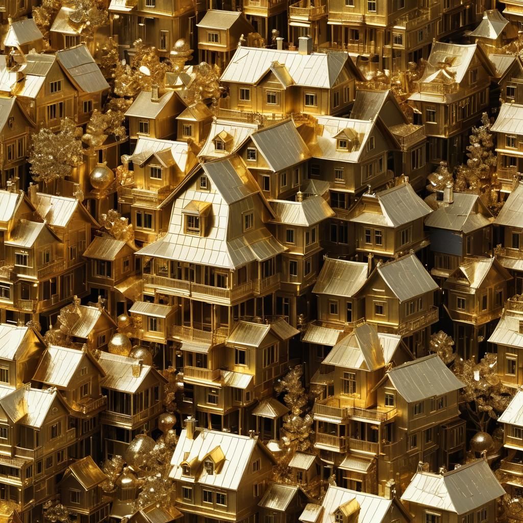 Golden House: An AI Architectural Marvel