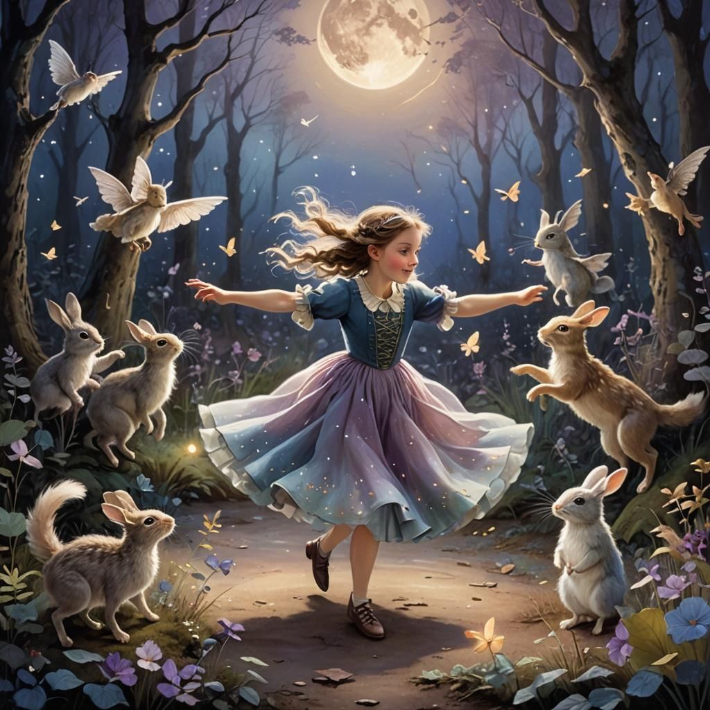 Enchanted Moonlight Dance: A Whimsical Fairy Tale