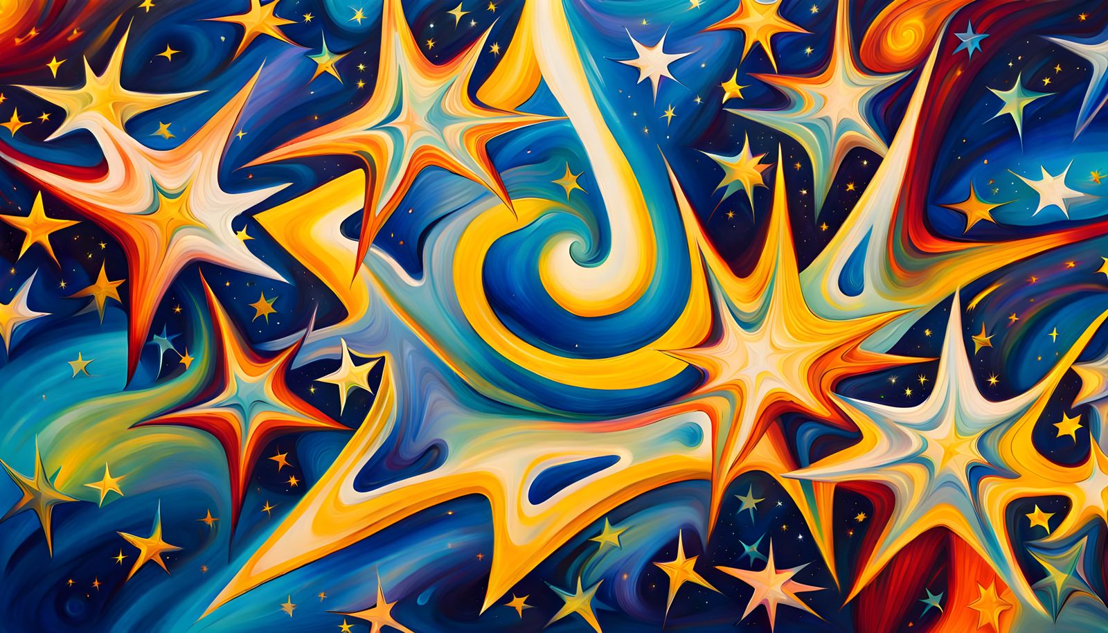 Iridescent Stars Formed from Cosmic Energy Whirlpools