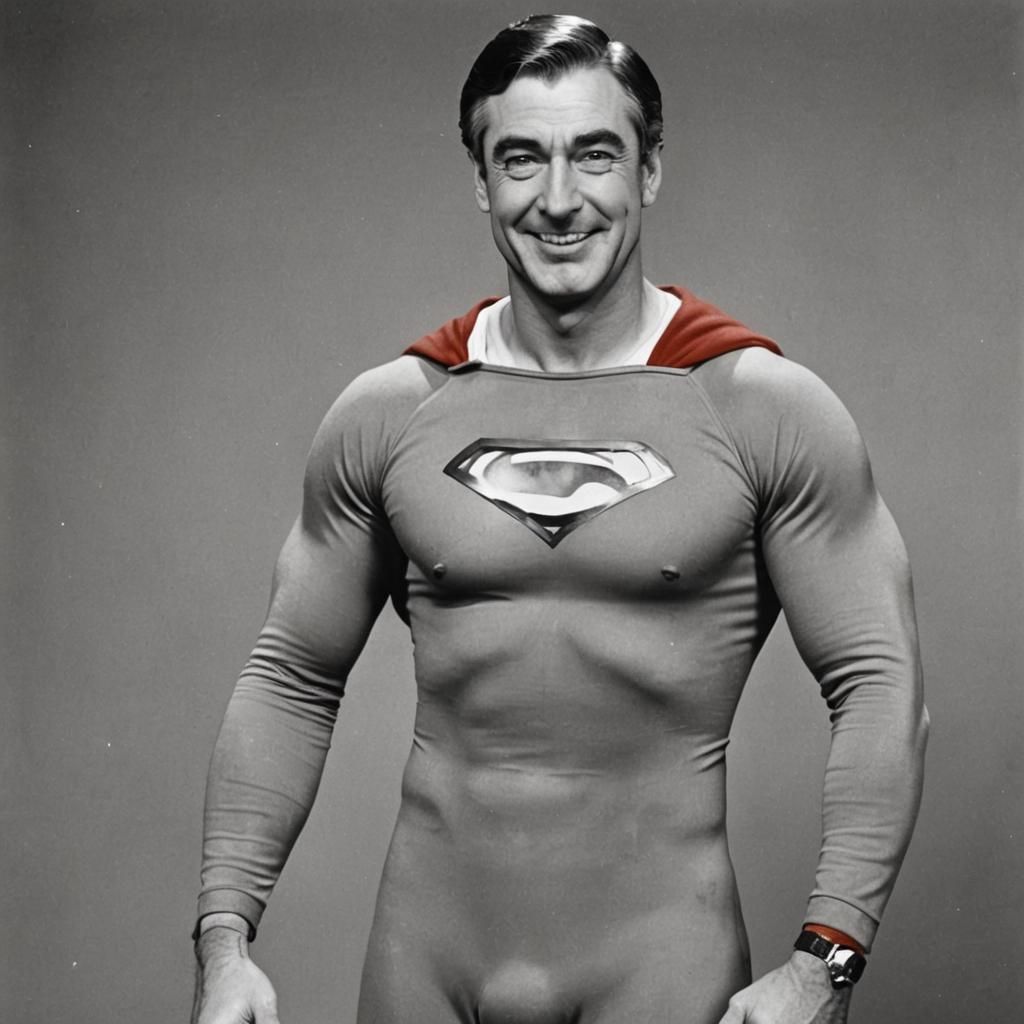 Fred Rogers as Superman Weightlifter