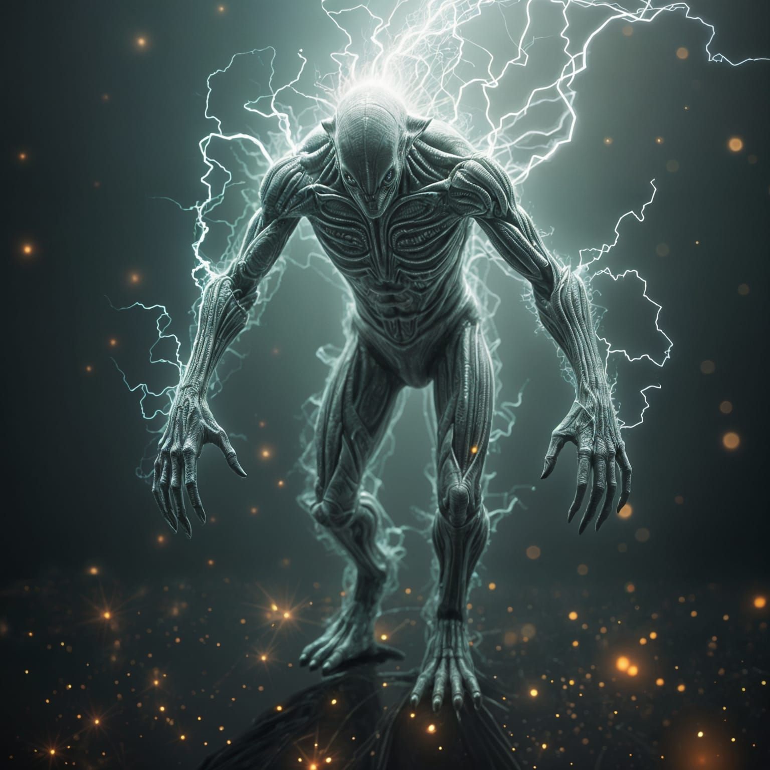 Energy Field Alien Creature