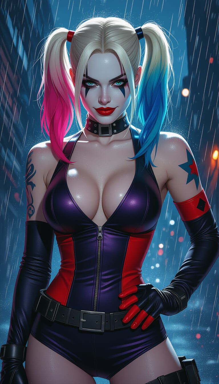 Harley Quinn Strikes a Powerful Pose