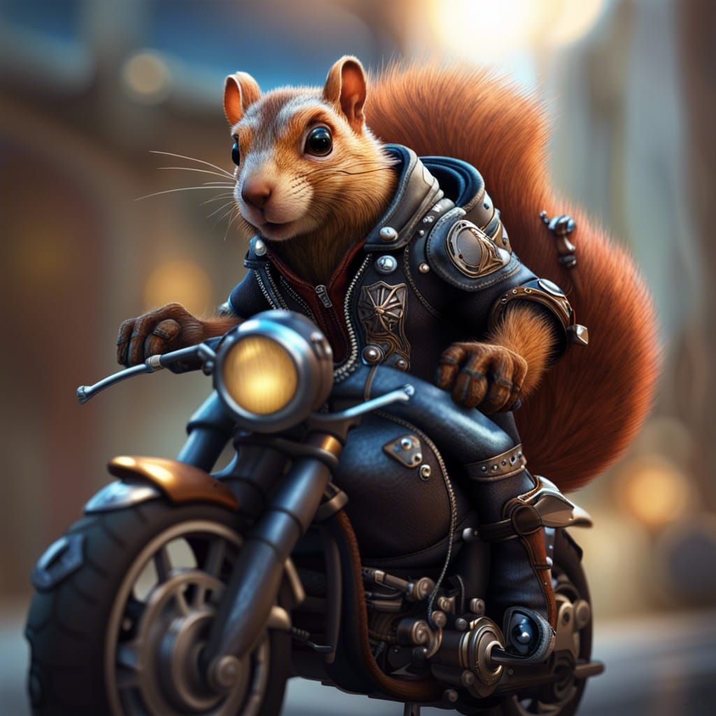 Biker Squirrel