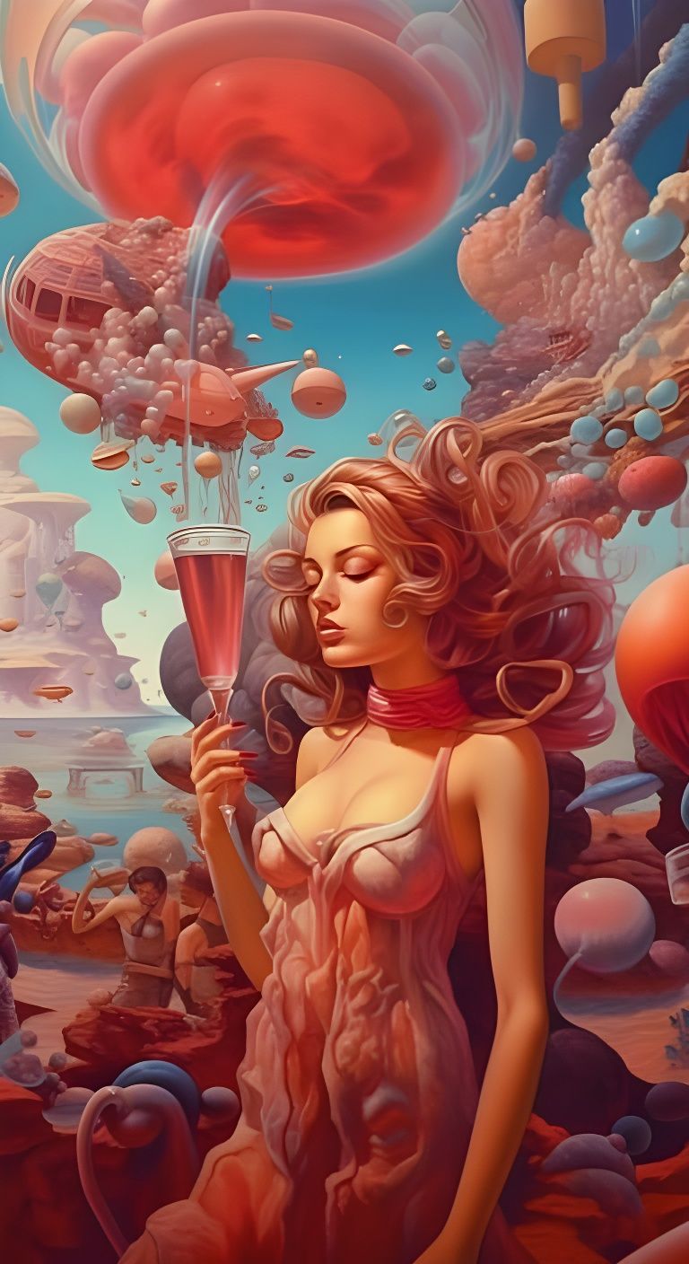 Surreal Liquid Nirvana in Brilliant Colors