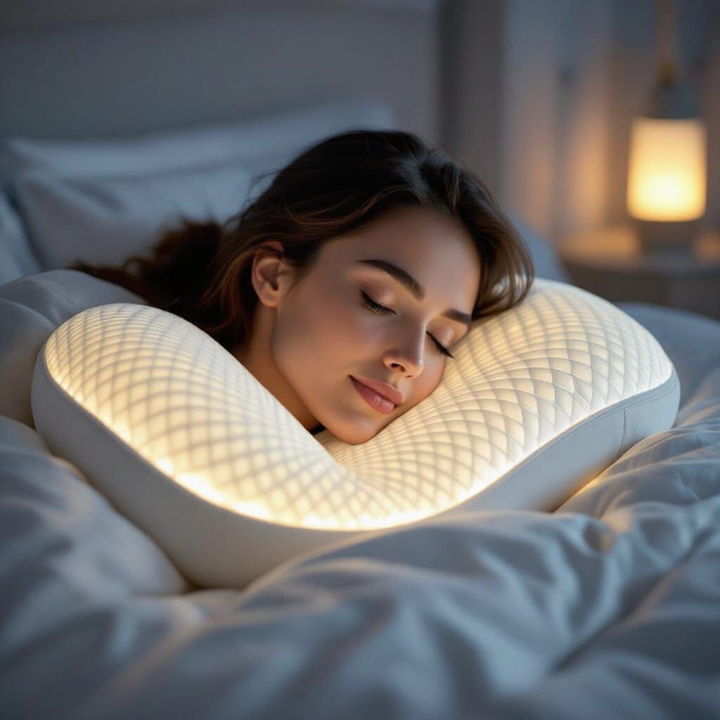 Futuristic Pillow Adapts Perfectly to Your Sleep Position