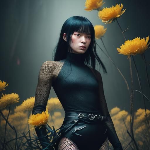 fishnet tights, official art, unity 8k wallpaper, over-detai...