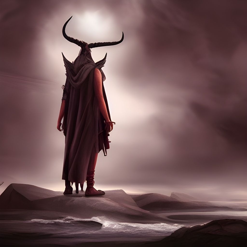 Detailed Matte Painting of The Forgotten Devil