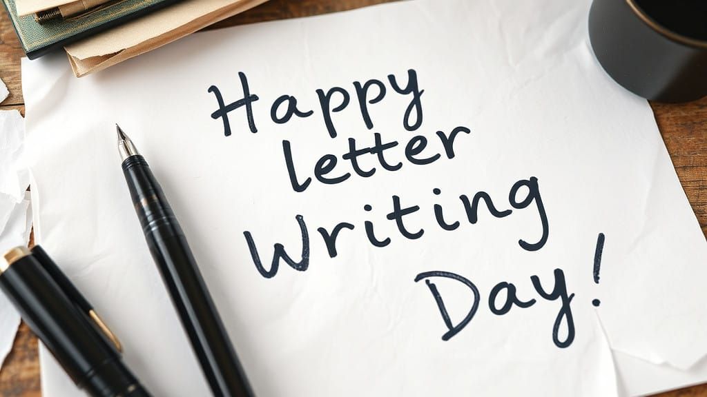 Vintage Letter Writing Desk in a State of Creative Chaos