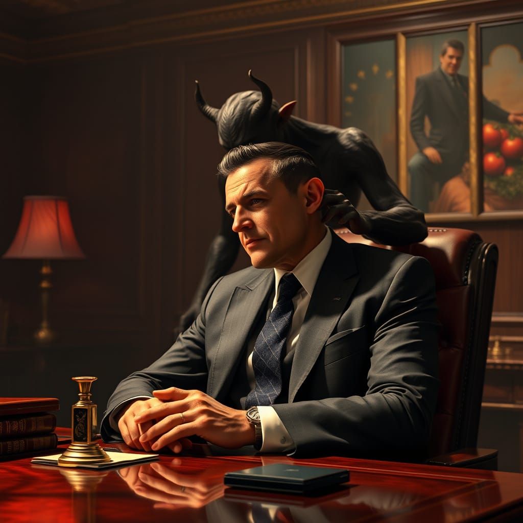 The Devil's Deception in a Boardroom